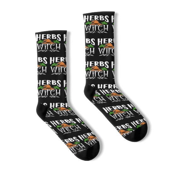 Herbs Witch Herbalism Herbalist Herb Gardening Socks