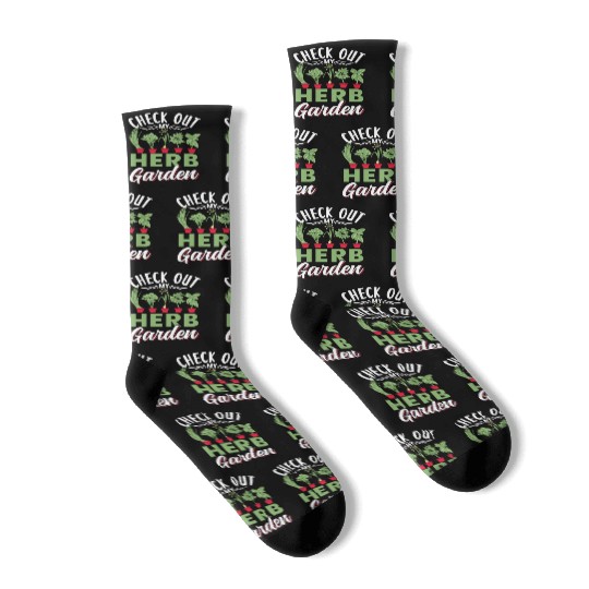 Check Out My Herb Garden Gardening Herbs Herbalist Socks