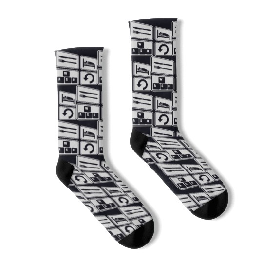 computer gaming daily repeat Socks