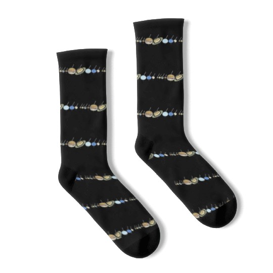 Solar System Astrophysic Planets, Solar System Socks