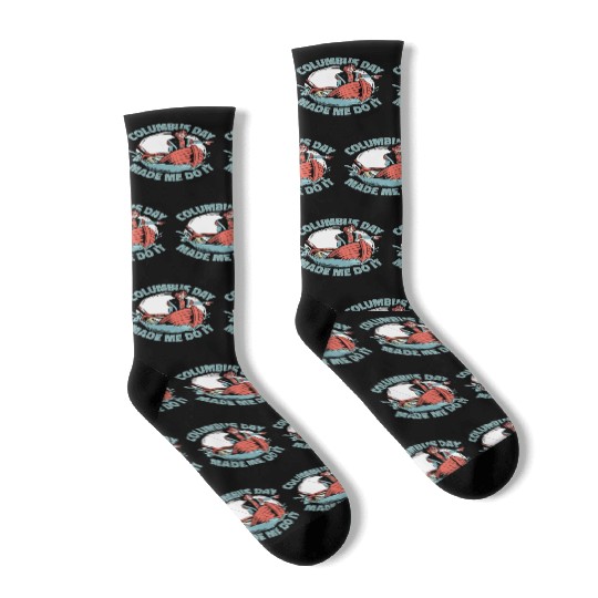 Columbus Day 1492 Socks