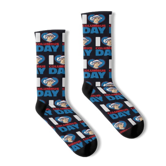 Columbus Day 1492 Socks
