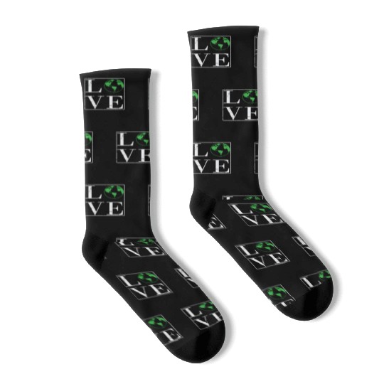 Love Environment Nature Planet Earth Socks