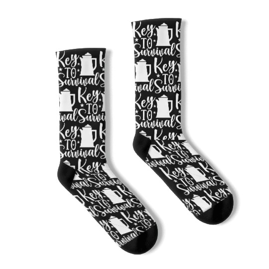 Key To Survival Science Teacher Student Gift Ideas Socks