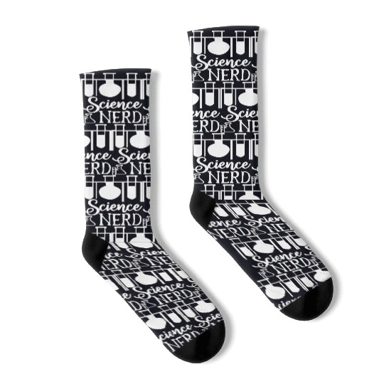 Science Nerd Geek Teacher Student Gift Ideas Socks
