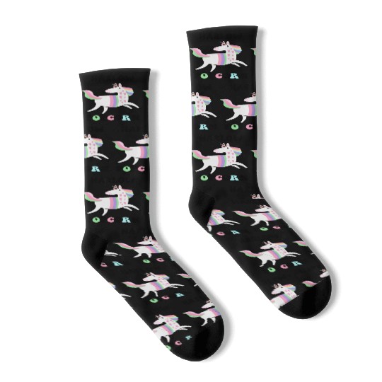 Harlow And Popcorn Merch Popcorn The Pony Socks