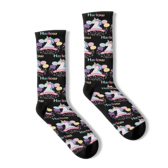 Harlow And Popcorn Merch Popcorn The Pony Socks