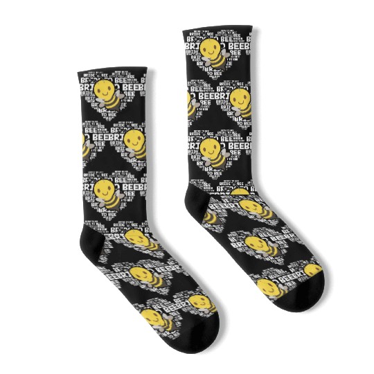 Bride To Bee Funny Engagement Future Wife Gift Socks