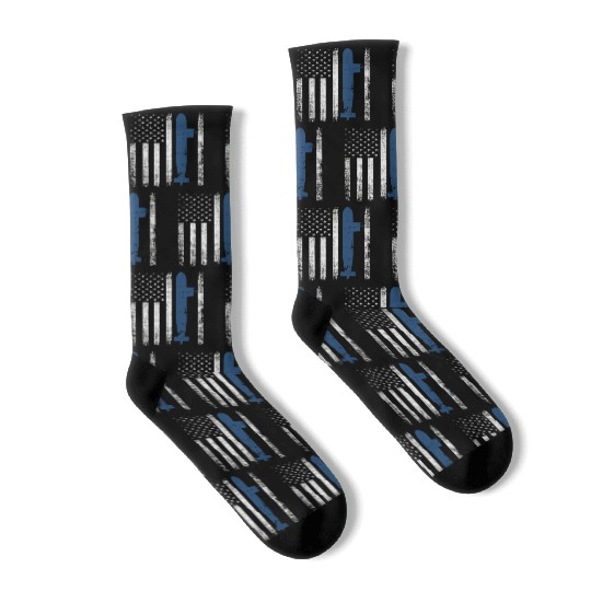 USA American Patriotic Socks