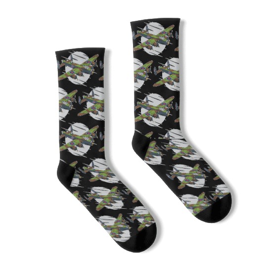 War-fighter jet plane War-fighter jet plane inspir Socks
