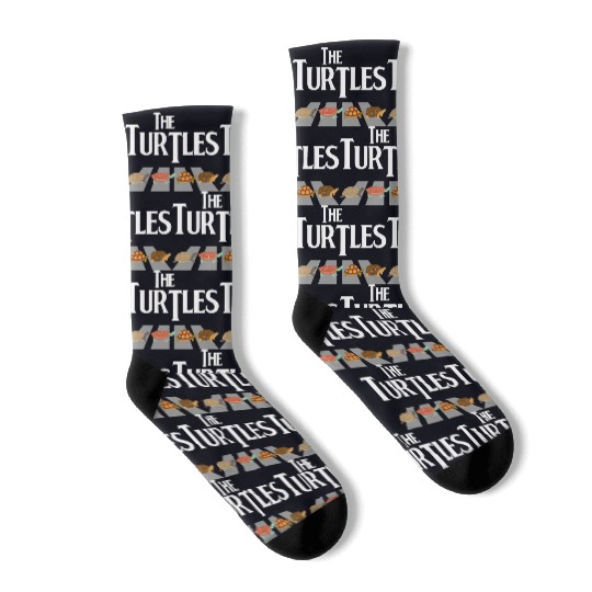 The Turtles Funny Turtle Tortoise Reptile Lover Socks