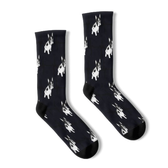 Heart beat French bulldog Socks
