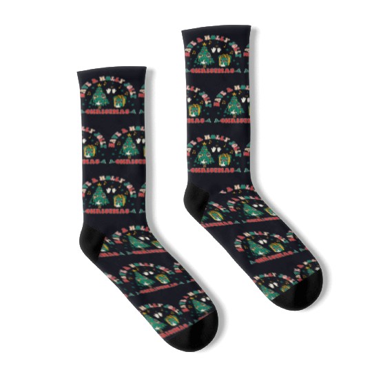 have a holly jolly christmas Socks