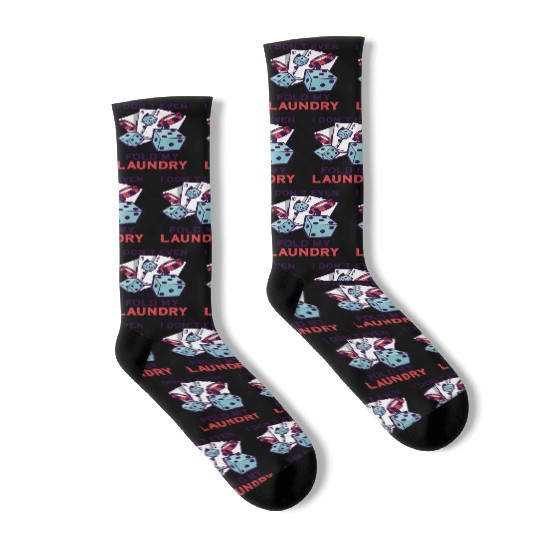 Poker Casino Poker Player Gambling Roulette Gift Socks