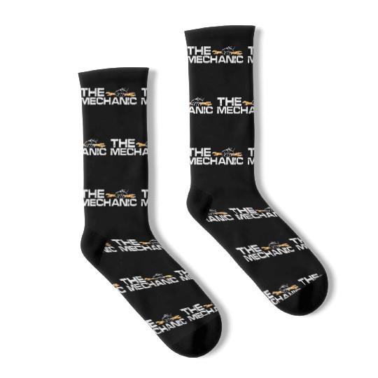 Dad Car Guy Garage Father's Day Funny Car Mechanic Socks