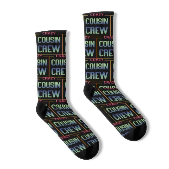 Crazy cousin crew Socks