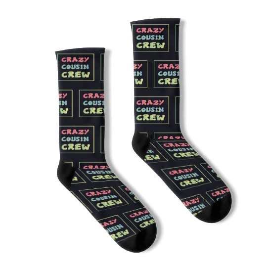 Crazy cousin crew Socks