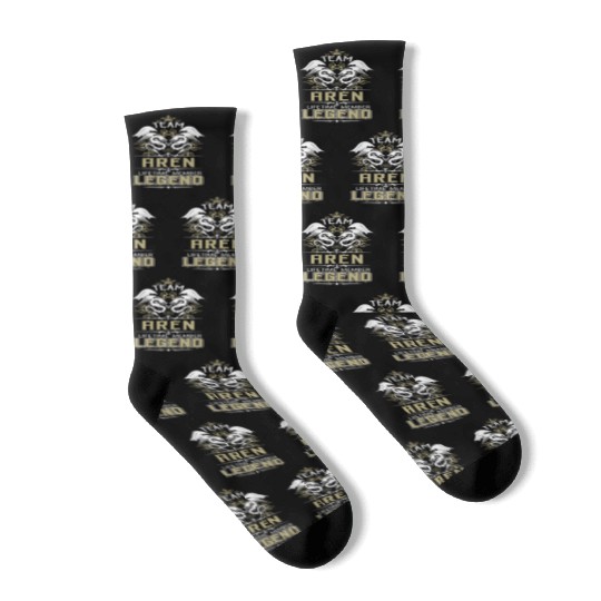 Aren Name Socks - Aren Dragon Lifetime Member Le