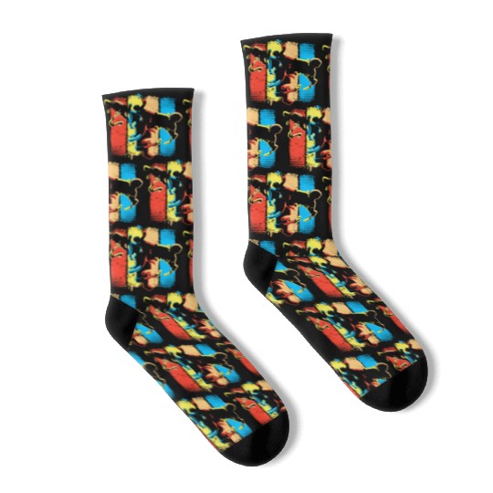Retro Karate - Kickboxer - Fight Club Martial Arts Socks