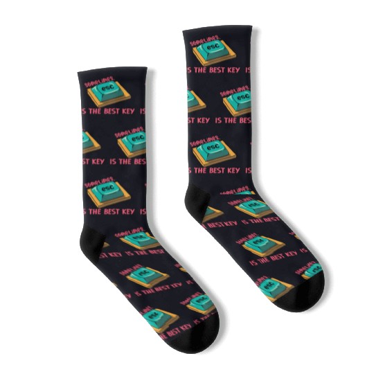 Software Engineer Computer Key Programming Socks