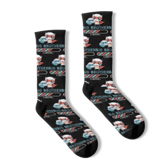 Big brother super hero panda elephant 2023 Socks