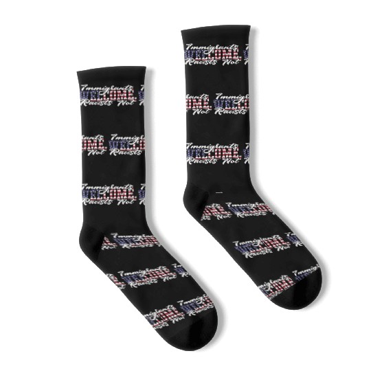 US Immigrant Indigenous USA Immigrants america Socks