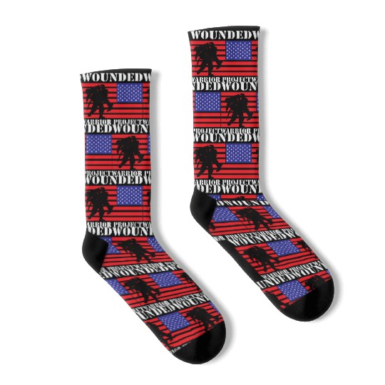 Wounded Warrior Project Us Flag Socks