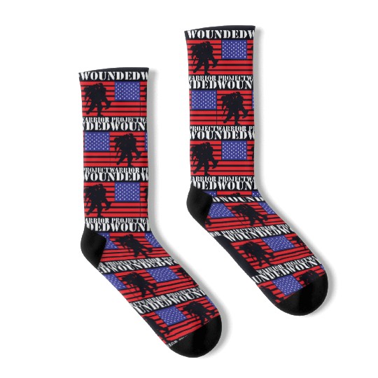 Wounded Warrior Project Us Flag Socks