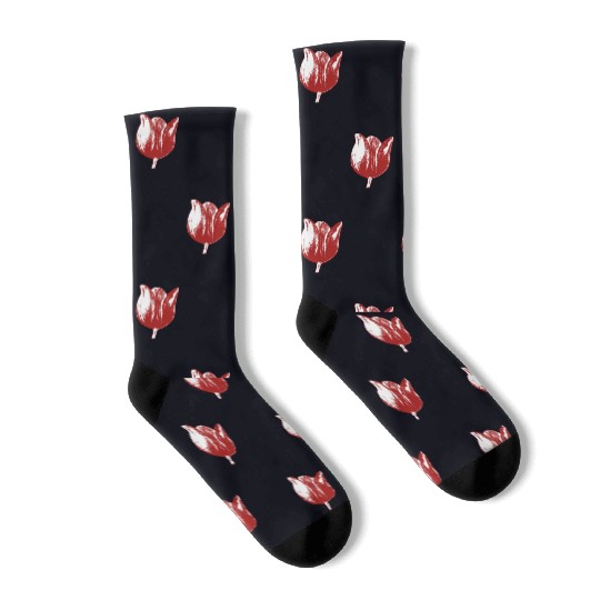 Tulip Gardening Tulips Socks