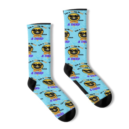 Thug Nerd aka Therd funny meme Socks