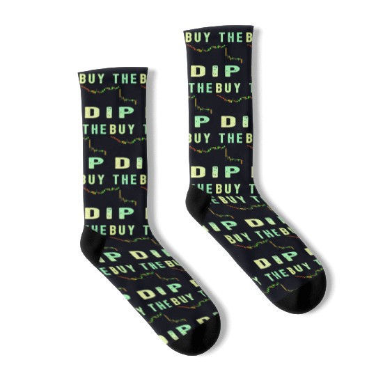 Bitcoin Crypto Father Dad Trader Crypto trader Socks