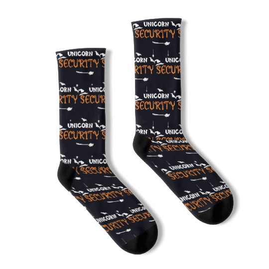 Unicorn Security - Halloween Socks