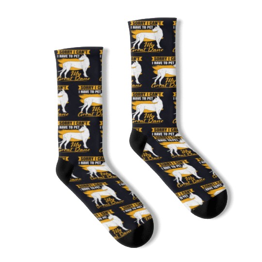 Great Dane German Mastiff Dog Lover Gift Socks