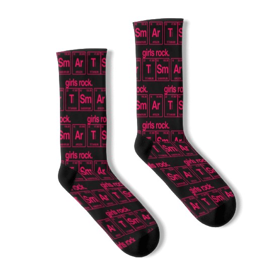 SMART GIRLS ROCK - Elements Periodic Table Socks