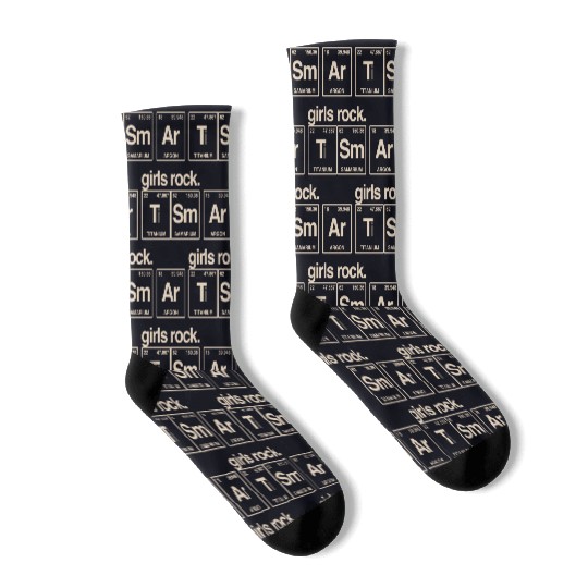 SMART GIRLS ROCK - Elements Periodic Table Socks