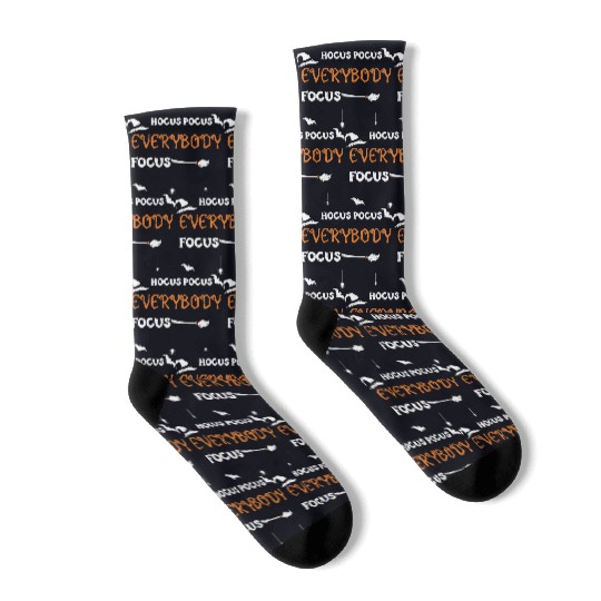 Hocus Pocus Everybody Focus Socks