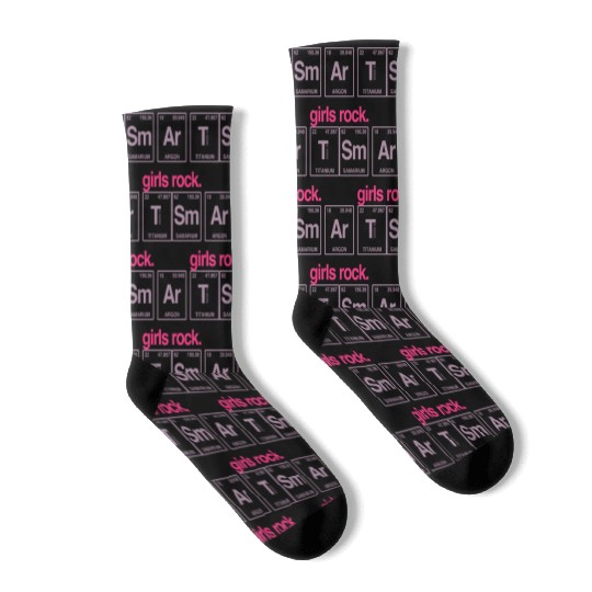 SMART GIRLS ROCK - Elements Periodic Table Socks