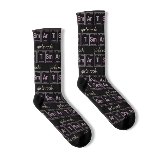 SMART GIRLS ROCK - Elements Periodic Table Socks