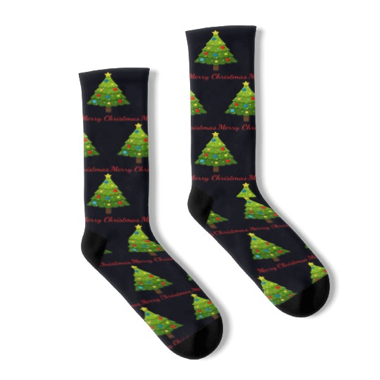 Christmas tree Socks
