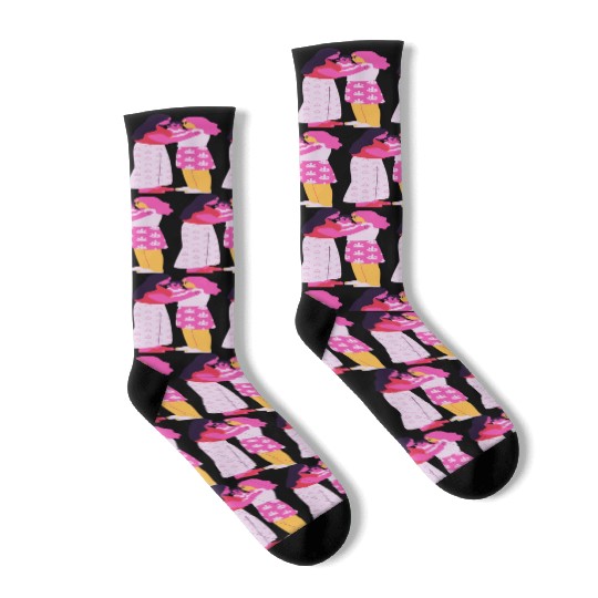 lesbian lgbtq pride valentine day 202 valentines Socks