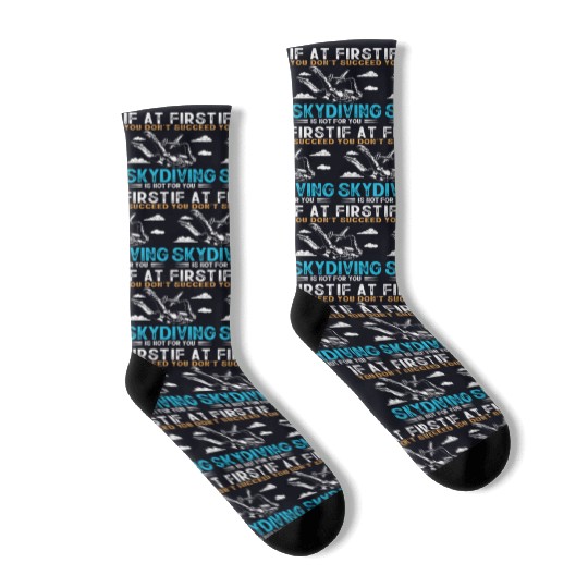Skydiving, Skydiver , Sky diver Socks