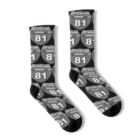 81 Charcoal Socks
