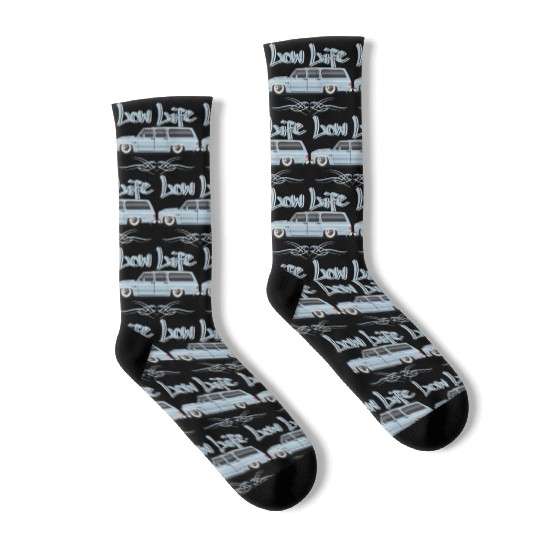 low life Light Blue Socks