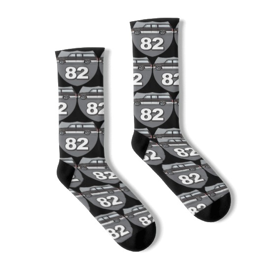 82 Midnight Black Socks
