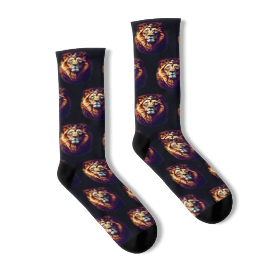 Lion with a crown Socks