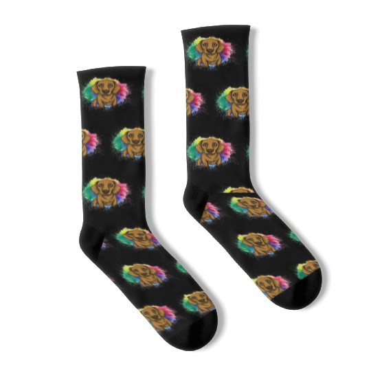 Dachshund Gift Dixie Wiener Doxie Dackel Socks