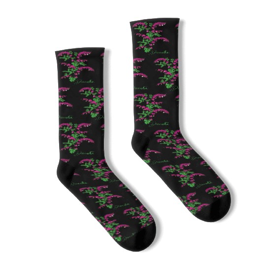 Bleeding heart flower Dicentra Bleeding heart Socks