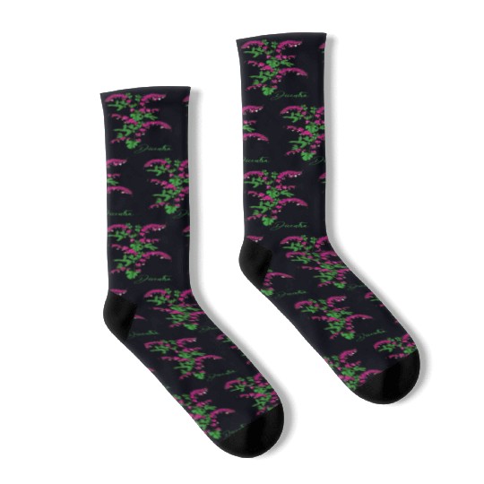 Bleeding heart flower Dicentra Bleeding heart Socks