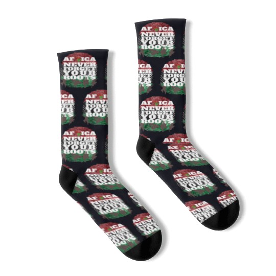 Never Forget Your Roots| Black History Month Socks