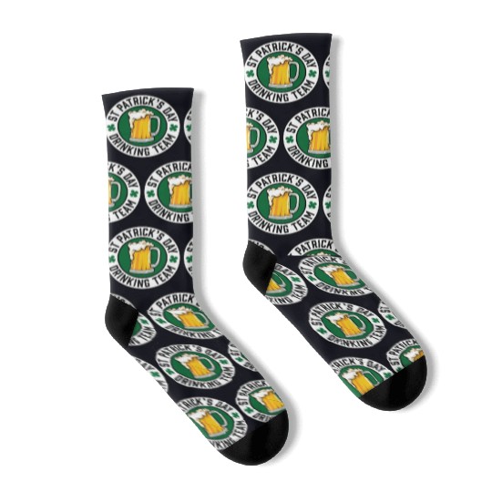 St Patricks Day Drinking Team Beer Socks